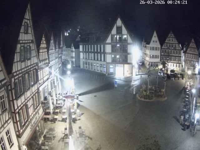 Archived image Webcam Bad Urach Market Square