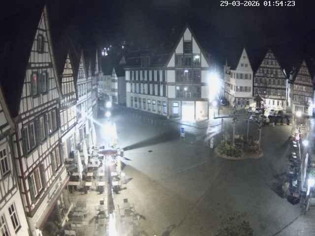 Archiv Foto Webcam Marktplatz von Bad Urach