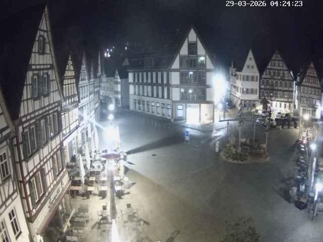 Archiv Foto Webcam Marktplatz von Bad Urach
