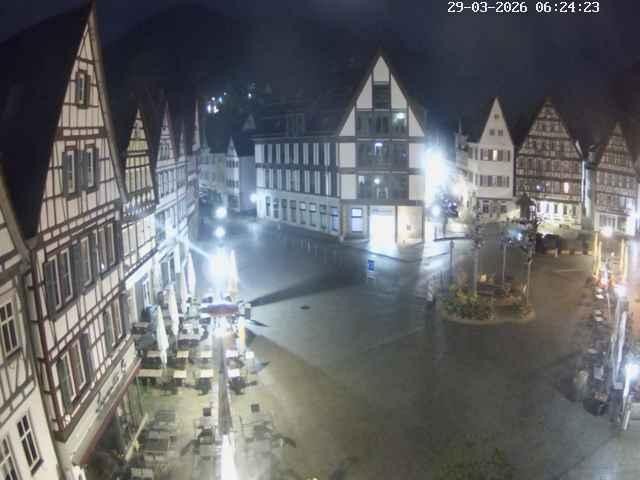 Archiv Foto Webcam Marktplatz von Bad Urach