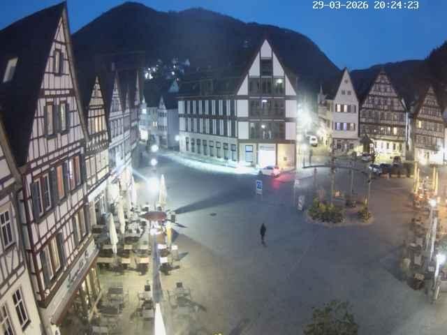 Archiv Foto Webcam Marktplatz von Bad Urach