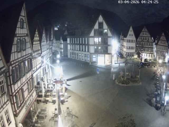 Archived image Webcam Bad Urach Market Square