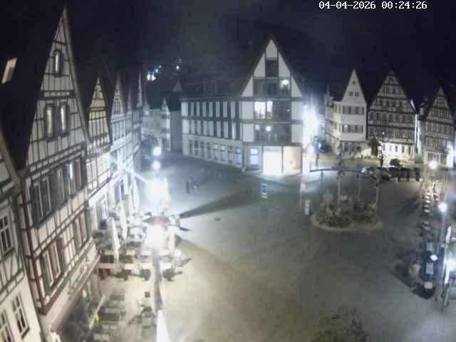Archiv Foto Webcam Marktplatz von Bad Urach