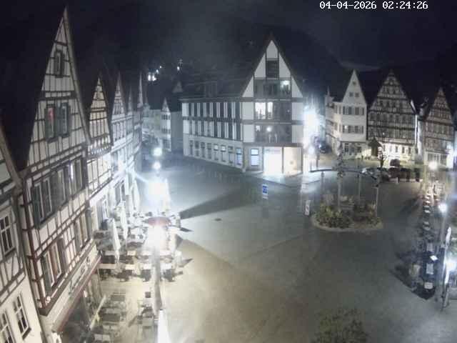 Archiv Foto Webcam Marktplatz von Bad Urach
