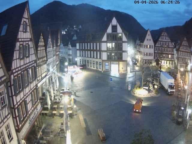 Archiv Foto Webcam Marktplatz von Bad Urach