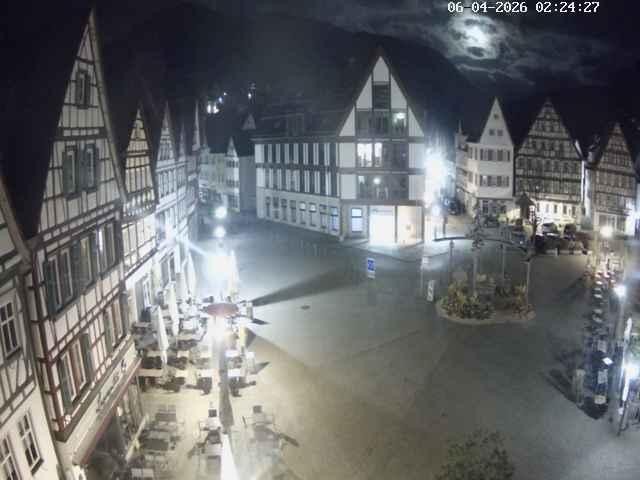 Archiv Foto Webcam Marktplatz von Bad Urach