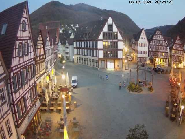 Archiv Foto Webcam Marktplatz von Bad Urach