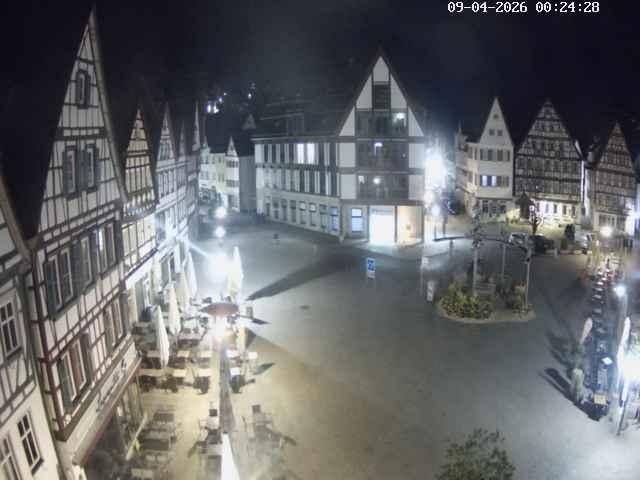 Archived image Webcam Bad Urach Market Square