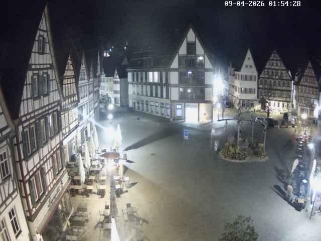 Archived image Webcam Bad Urach Market Square