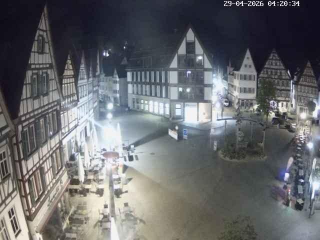 Archiv Foto Webcam Marktplatz von Bad Urach