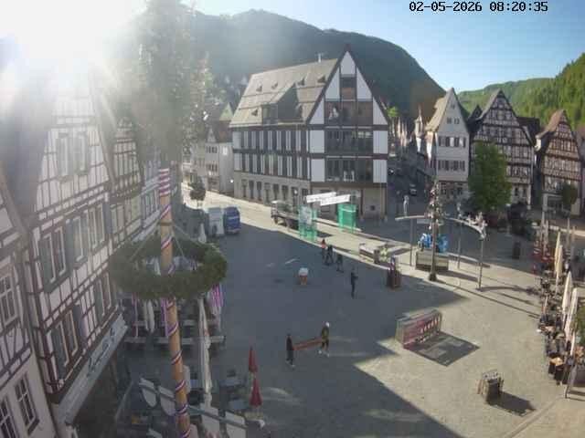 Archiv Foto Webcam Marktplatz von Bad Urach