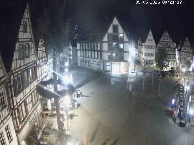 Archiv Foto Webcam Marktplatz von Bad Urach