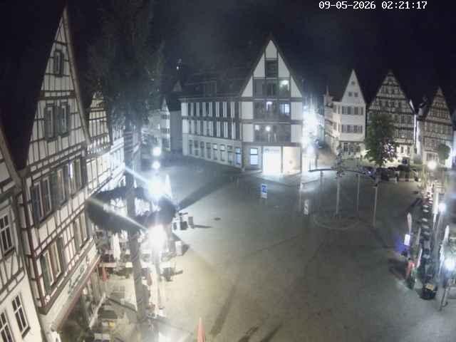 Archiv Foto Webcam Marktplatz von Bad Urach