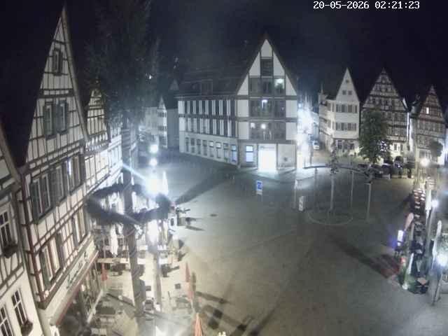Archiv Foto Webcam Marktplatz von Bad Urach