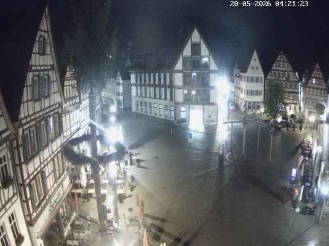 Archiv Foto Webcam Marktplatz von Bad Urach