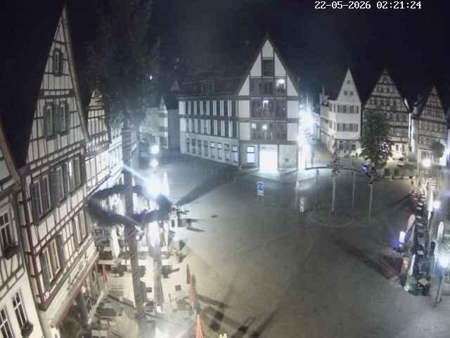 Archiv Foto Webcam Marktplatz von Bad Urach
