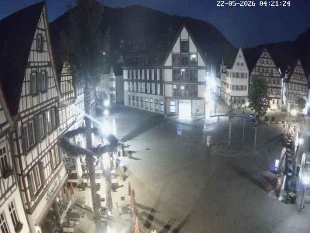 Archiv Foto Webcam Marktplatz von Bad Urach