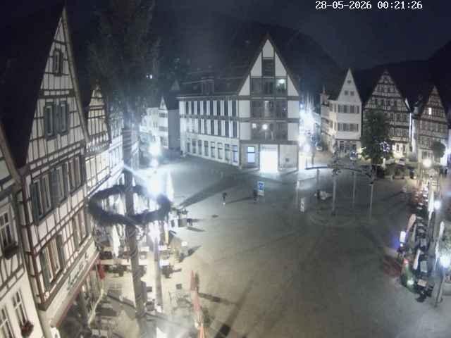 Archived image Webcam Bad Urach Market Square