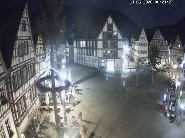 Archived image Webcam Bad Urach Market Square