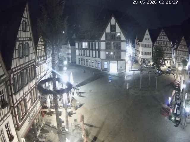 Archived image Webcam Bad Urach Market Square