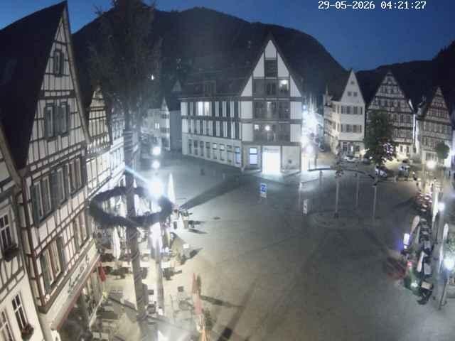Archived image Webcam Bad Urach Market Square