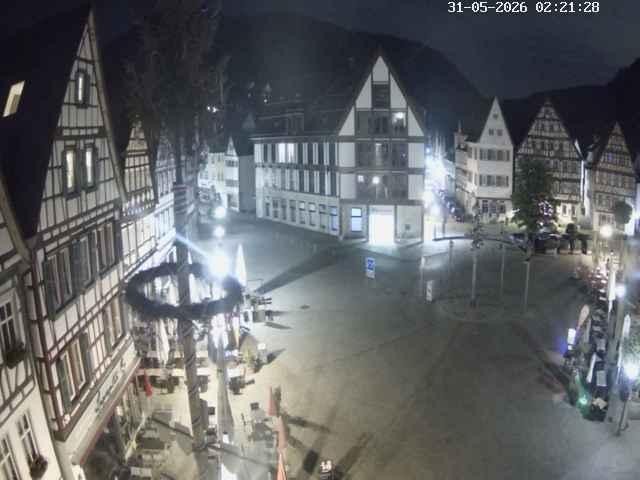 Archived image Webcam Bad Urach Market Square