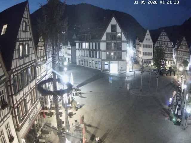 Archived image Webcam Bad Urach Market Square