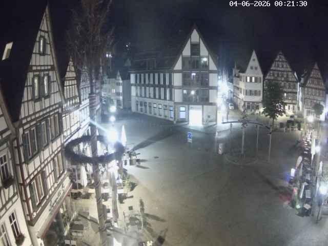 Archived image Webcam Bad Urach Market Square
