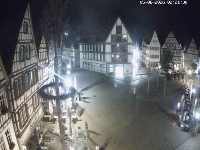 Archiv Foto Webcam Marktplatz von Bad Urach