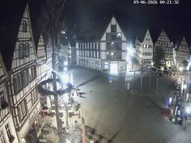 Archiv Foto Webcam Marktplatz von Bad Urach