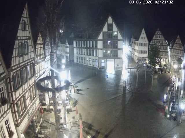 Archiv Foto Webcam Marktplatz von Bad Urach