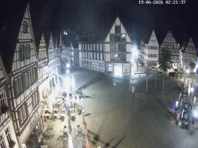 Archived image Webcam Bad Urach Market Square