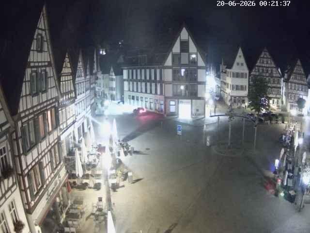 Archived image Webcam Bad Urach Market Square