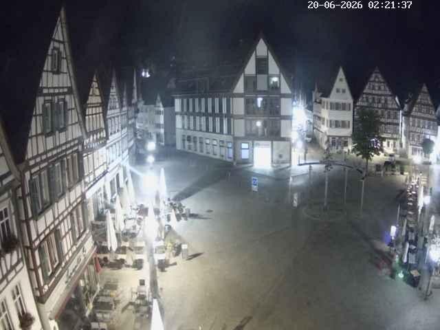 Archived image Webcam Bad Urach Market Square