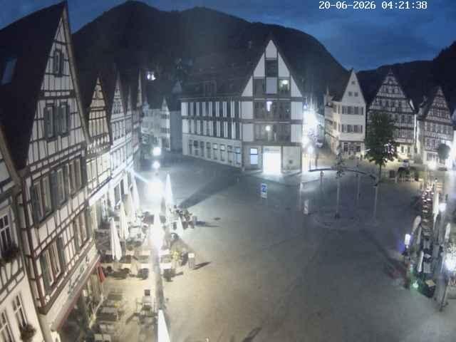 Archived image Webcam Bad Urach Market Square
