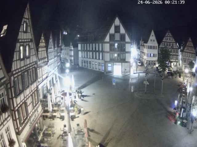 Archived image Webcam Bad Urach Market Square