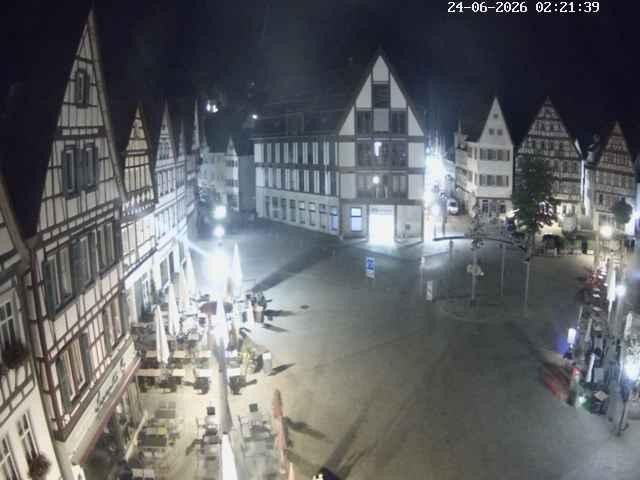 Archived image Webcam Bad Urach Market Square
