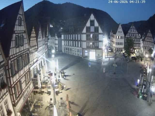 Archived image Webcam Bad Urach Market Square