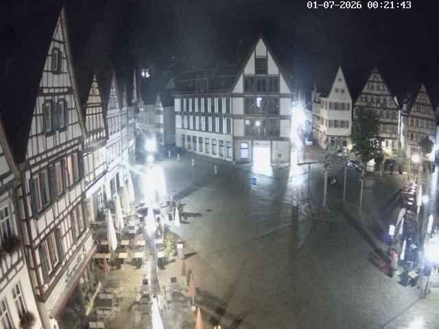 Archiv Foto Webcam Marktplatz von Bad Urach