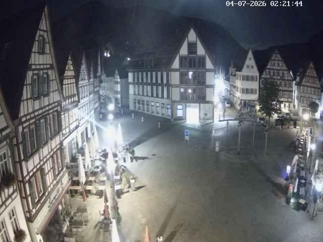 Archiv Foto Webcam Marktplatz von Bad Urach