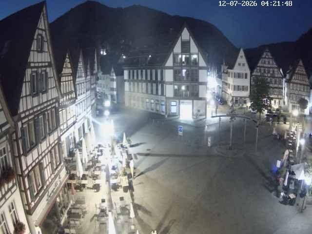 Archived image Webcam Bad Urach Market Square