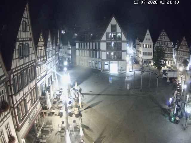 Archived image Webcam Bad Urach Market Square