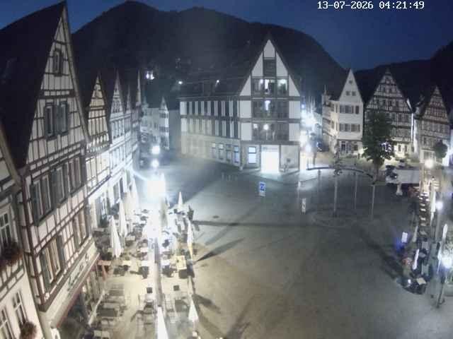 Archived image Webcam Bad Urach Market Square