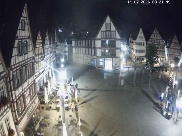 Archived image Webcam Bad Urach Market Square