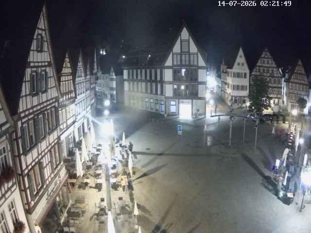 Archived image Webcam Bad Urach Market Square