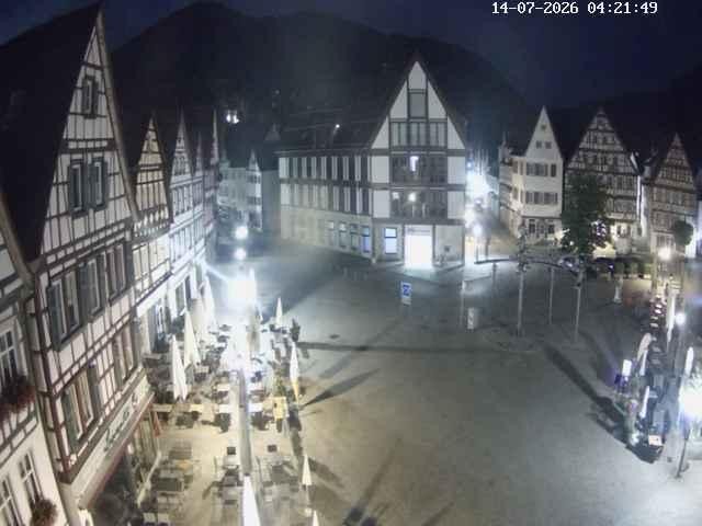 Archived image Webcam Bad Urach Market Square
