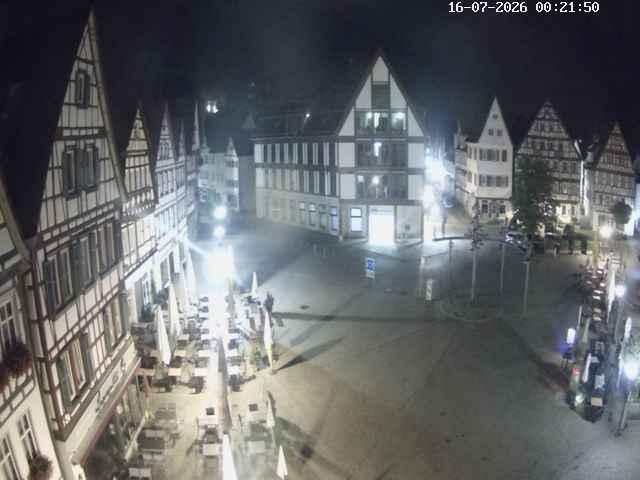 Archived image Webcam Bad Urach Market Square