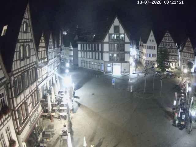 Archived image Webcam Bad Urach Market Square
