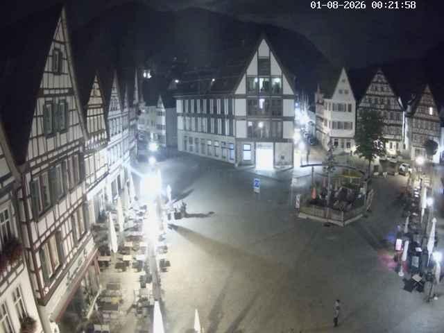 Archiv Foto Webcam Marktplatz von Bad Urach