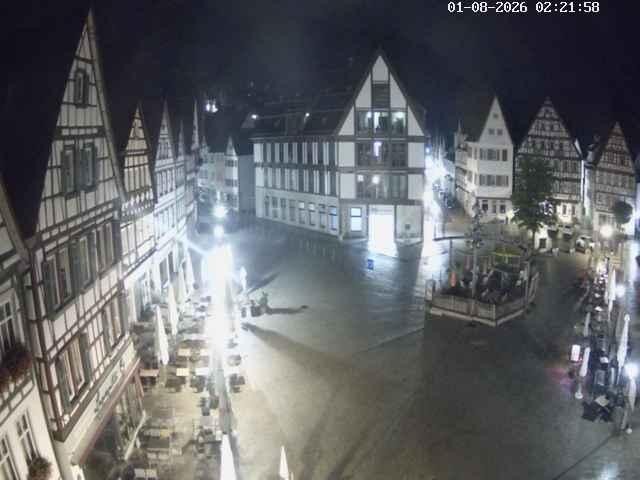 Archiv Foto Webcam Marktplatz von Bad Urach